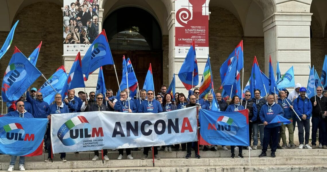 Uilm Ancona sciopero 11 Aprile 2024